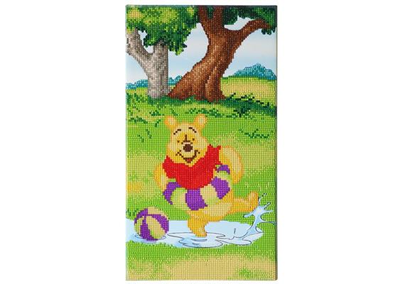 Crystal Art Kit "Winnie Splashing" Triptych Part 3