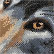 Crystal Art Kit "Wolf" 30 x 30 cm, mit Rahmen | Bild 2