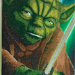 Crystal Art Kit Yoda 30 x 30 cm, mit Rahmen | Bild 2