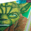 Crystal Art Kit Yoda 30 x 30 cm, mit Rahmen | Bild 3