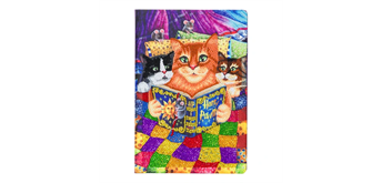 Crystal Art "Kitten Bedtime" Notizbuch Kit, 26 x 18 cm