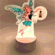 Crystal Art LED Lamp - Fairy With Lantern | Bild 5
