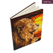 Crystal Art "Lions of Svannah" Notizbuch Kit, 26 x 18 cm | Bild 2
