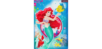 Crystal Art "Little Mermaid" Notizbuch Kit, 26 x 18 cm