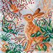 Crystal Art "Majestic Hare & Robin" Bilderrahmen 21 x 25 cm | Bild 2