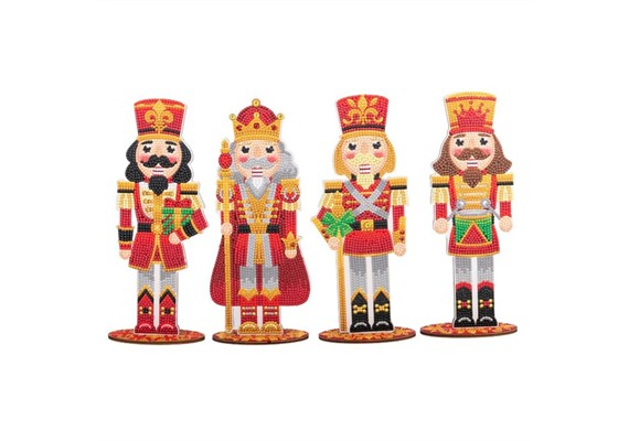 Crystal Art MDF Nutcrakers Traditional