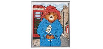 Crystal Art "Paddington & Postbox" Bilderrahmen 21 x 25 cm