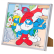 Crystal Art "Papa Smurf, Smurfette and Brainy" Bilderrahmen 21 x 25 cm | Bild 2