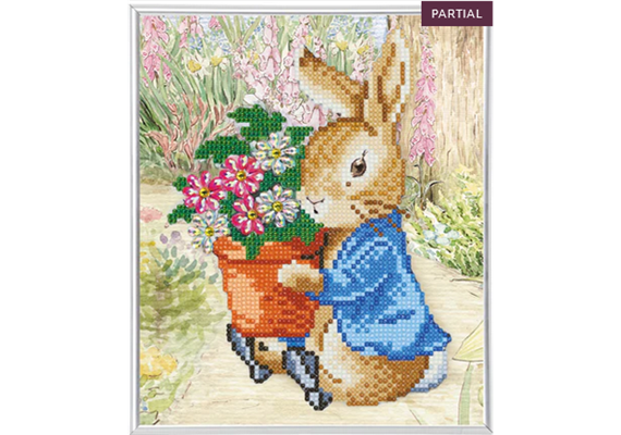 Crystal Art "Peter Rabbit" Bilderrahmen 21 x 25 cm