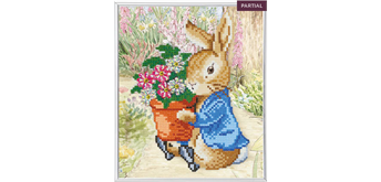 Crystal Art "Peter Rabbit" Bilderrahmen 21 x 25 cm