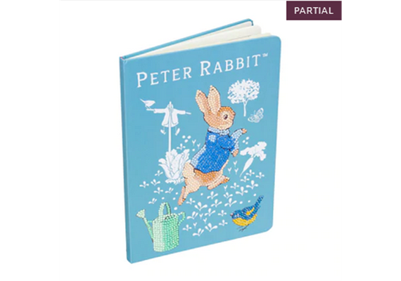 Crystal Art "Peter Rabbit" Notizbuch Kit, 26 x 18 cm