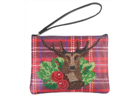 Crystal Art Pouch - Winter Stag