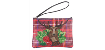 Crystal Art Pouch - Winter Stag