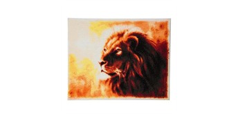 Crystal Art Proud Lion Kit, 40 x 50 cm, mit Rahmen