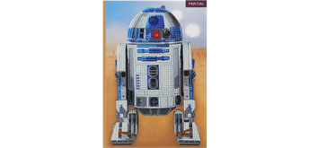 Crystal Art "R2-D2" Notizbuch Kit, 26 x 18 cm