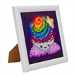 Crystal Art "Rainbow Cupcake" Bilderrahmen 16 x 16 cm | Bild 3
