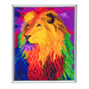 Crystal Art "Rainbow Lion" Bilderrahmen 21 x 25 cm