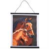 Crystal Art Scroll Chestnut Mares 35 x 45 cm