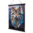 Crystal Art Scroll Enchanted Wolf 40 x 50 cm | Bild 2