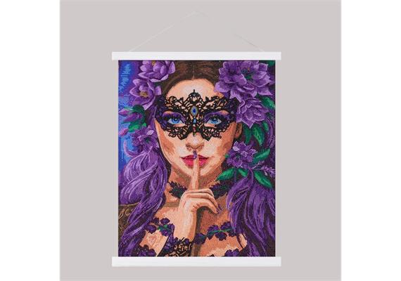 Crystal Art Scroll Floral Whisperer 40 x 50 cm