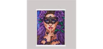 Crystal Art Scroll Floral Whisperer 40 x 50 cm
