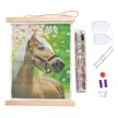 Crystal Art Scroll Horse 35 x 45 cm | Bild 4