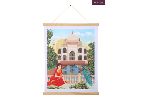 Crystal Art Scroll India 35 x 45 cm