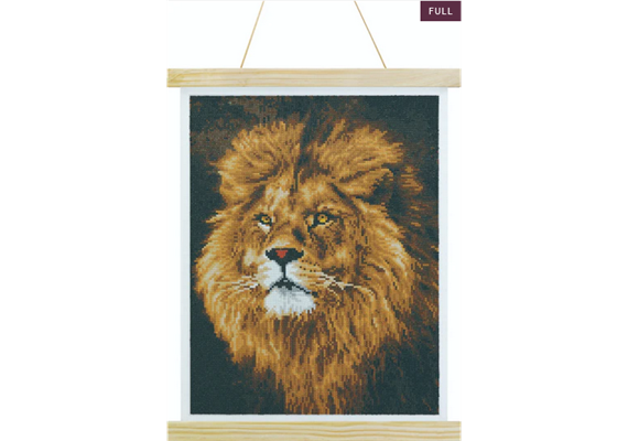 Crystal Art Scroll Majestic Mane 35 x 45 cm