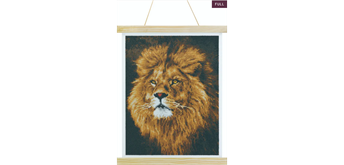 Crystal Art Scroll Majestic Mane 35 x 45 cm