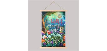 Crystal Art Scroll Mini Be Kind 20 x 30 cm