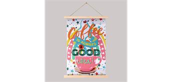Crystal Art Scroll Mini Coffee 20 x 30 cm