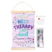 Crystal Art Scroll Mini I Don't Need Therapy 20 x 30 cm | Bild 5