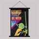 Crystal Art Scroll Mini Yoda 20 x 30 cm