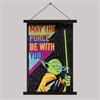 Crystal Art Scroll Mini Yoda 20 x 30 cm