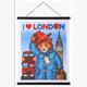 Crystal Art Scroll Paddington in London 35 x 45 cm