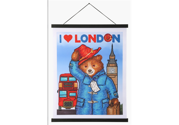 Crystal Art Scroll Paddington in London 35 x 45 cm