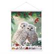Crystal Art Scroll Snowy Owls Sanctuary, 40 x 50 cm | Bild 2