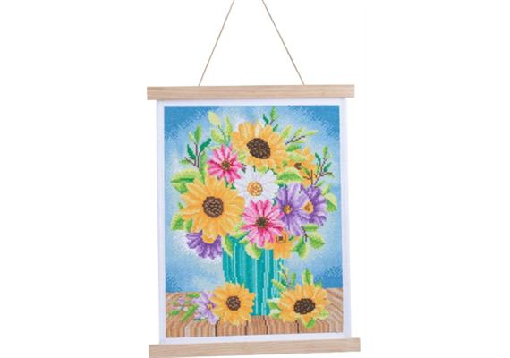 Crystal Art Scroll Spring Chintz 35 x 45 cm