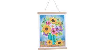 Crystal Art Scroll Spring Chintz 35 x 45 cm