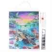 Crystal Art Scroll Tropical Turtle Paradise 40 x 50 cm | Bild 5