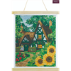 Crystal Art Scroll Woodland Thatch 35 x 45 cm