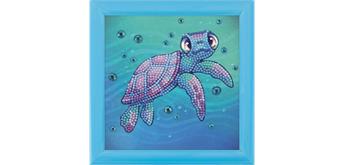 Crystal Art "Sea Turtle" Bilderrahmen 16 x 16 cm