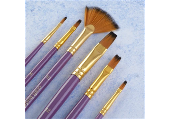 Crystal Art Set of 6 Brushes