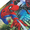 Crystal Art "Spiderman" Notizbuch Kit, 26 x 18 cm | Bild 3