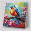 Crystal Art Spring Robin 30 x 30 cm mit Rahmen