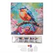 Crystal Art Spring Robin 30 x 30 cm mit Rahmen | Bild 3