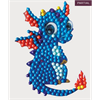 Crystal Art Sticker Cute Dinosaurier 9 x 9 cm