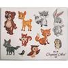 Crystal Art Sticker Forest Animals Set of 10