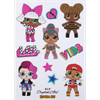 Crystal Art Sticker LOL Characters Set of 10