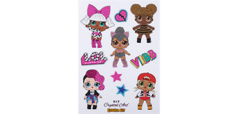 Crystal Art Sticker LOL Characters Set of 10